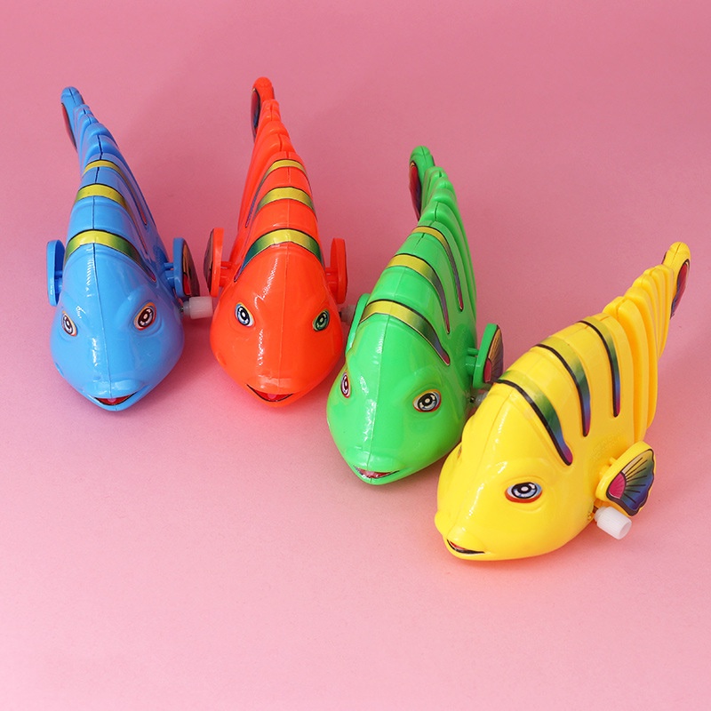 Đồ Chơi Trẻ Em Cá Đồ Chơi Vẫy Đuôi Vặn Cót Dễ Thương Cho Bé