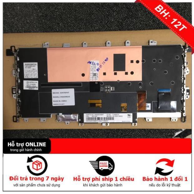 BÀN PHÍM LAPTOP LENOVO THINKPAD X1 CARBON GEN 4 dùng cho ThinkPad X1 Carbon Gen 4