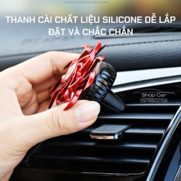 Nước Hoa Ô Tô Cao Cấp Hình Bông Tuyết Cài Cửa Gió Điều Hòa