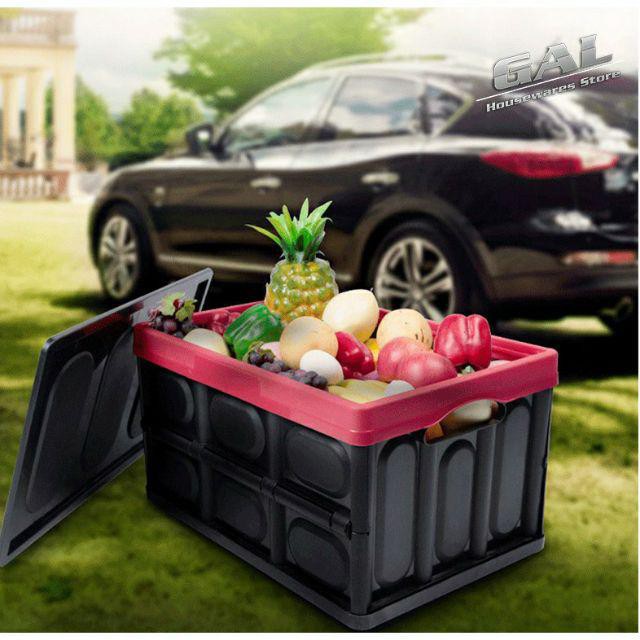 Thùng đựng đồ đa năng gấp gọn dung tích 30L đựng quần áo, thực phẩm đồ đạc trong nhà, ô tô ...