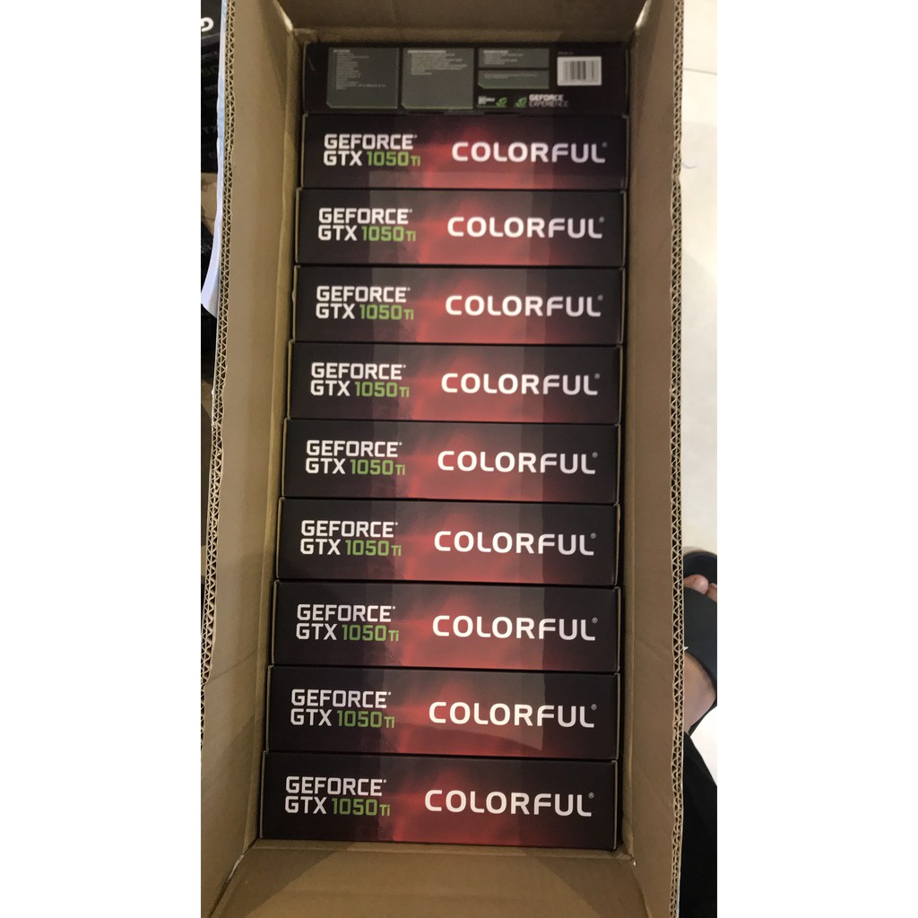 VGA Card Màn Hình Colorful GTX 1050Ti 4G GDDR5 NE (GTX1050Ti NE 4G-V)