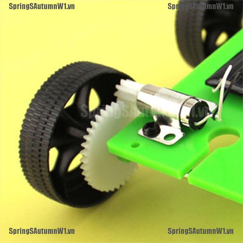 [Spring] 1Pc Mini Solar Toy DIY Car Children Educational Puzzle IQ Gadget Hobby Robot [VN]