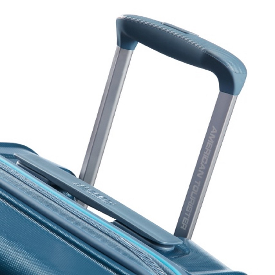 Vali nhựa AMERICAN TOURISTER Technum TSA - METALLIC BLUE size đại 77cm