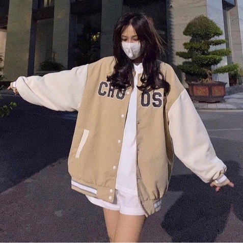 Áo khoác Bomber form rộng Unisex CHOOSE, Áo Hoodie có mũ Oversize