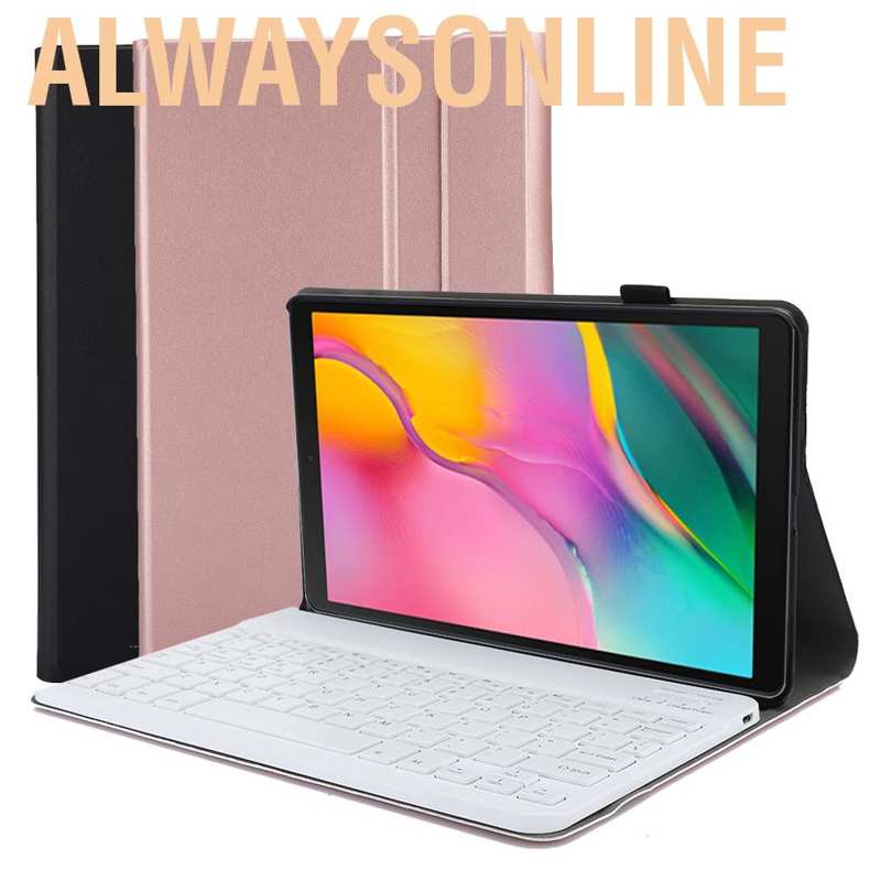 Alwaysonline Cover for wireless portable Bluetooth keyboard  10.1 tablet detachable multifunctional protective supports