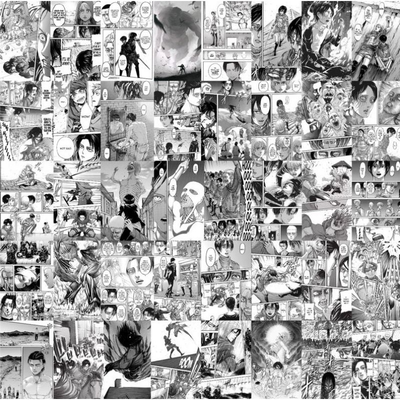 Chỉ 1k Manga dán tường a5 in theo yêu cầu