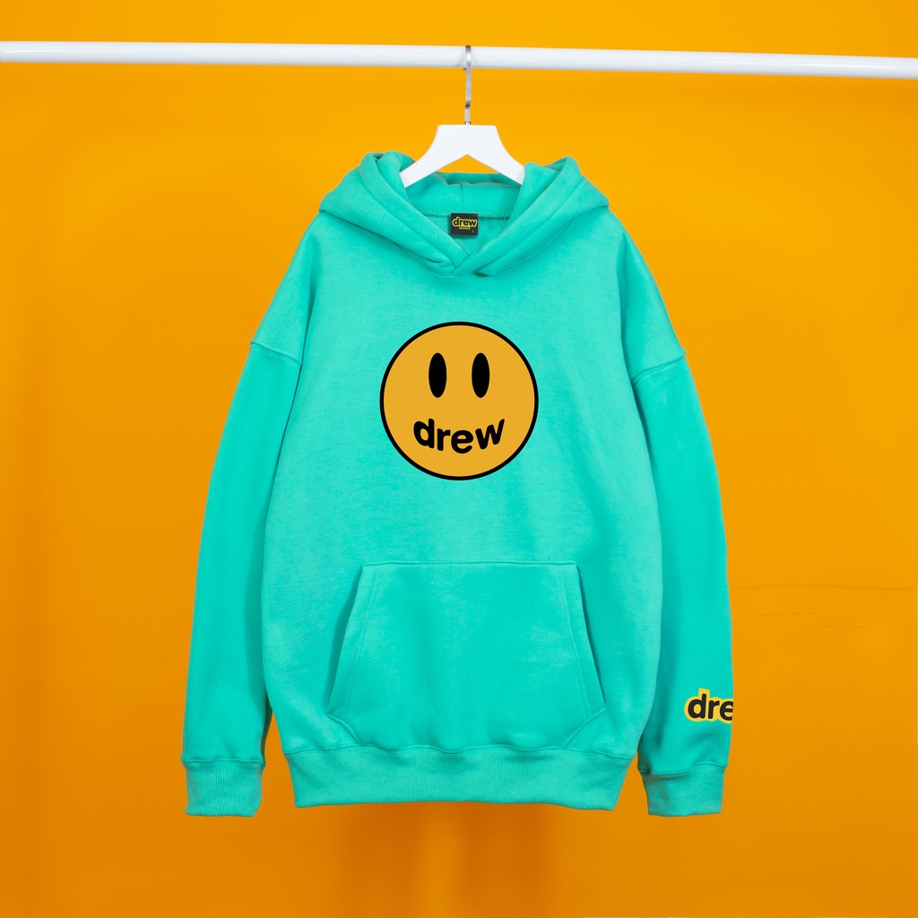Áo hoodie Drew Tunoma áo nỉ bông phong cách thể thao unisex form rộng HD02