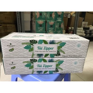 Túi zipper đựng thực phẩm size xl 35mm x 280mm x 0,05mm