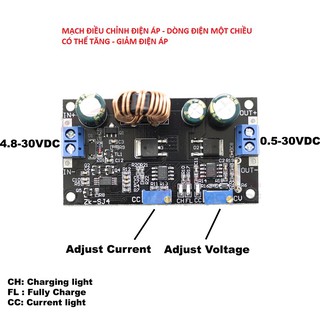 MẠCH TĂNG và GIẢM ĐIỆN ÁP MỘT CHIỀU BUCK BOOT CÓ CHỈNH DÒNG RA