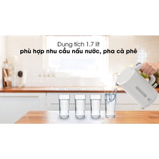 Bình đun siêu tốc Electrolux 1.7 lít E2EK1-100W (MỚI 100%, BH 12 THÁNG CHÍNH HÃNG)