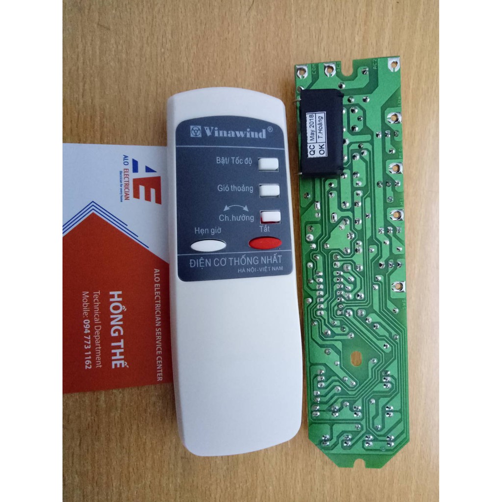 Mạch quạt cây Vinawind kèm tay khiển từ xa