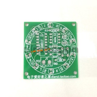 Module Led Nháy 555 Và 4017 PCB Tự Ráp