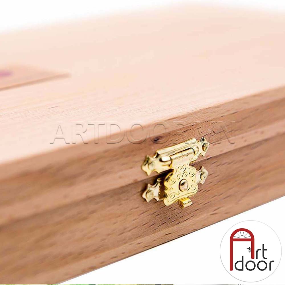 [ARTDOOR] Bộ màu Nước Nén WHITE NIGHTS hạng họa sĩ (hộp gỗ sồi) - 12 Màu