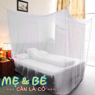 Mùng Tuyn Trắng Loại 1 Lưới Bền Đẹp 1m6, 1m8