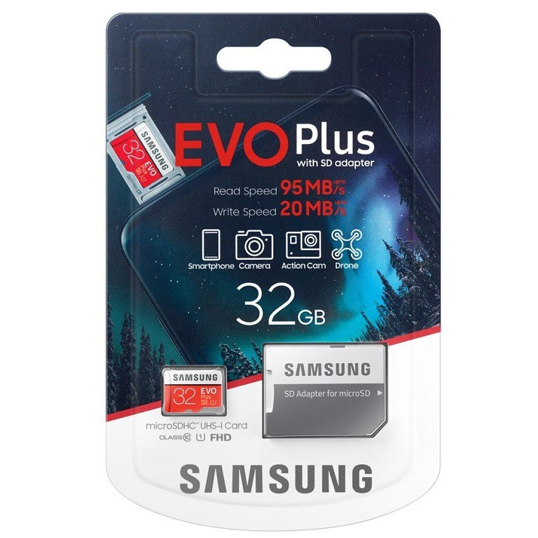 THẺ NHỚ SAMSUNG MICRO SDHC EVO PLUS 32GB 95MB/S