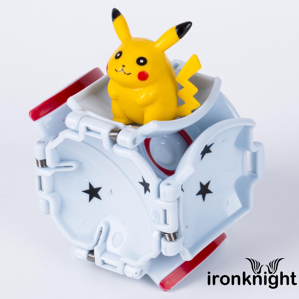 Mô hình quả cầu pokemon tự động kèm thú pikachu sáng tạo dễ thương dành cho các bé
