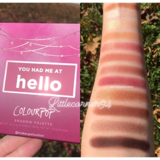 [TRÊN 500 sale còn 480k] Bảng Phấn Colourpop You Had Me At Hello