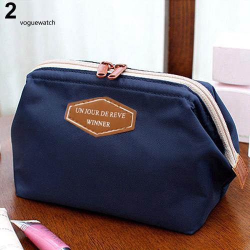 Túi Đựng Mỹ Phẩm Có Khóa Kéo Tiện Dụng Khi Đi Du Lịch