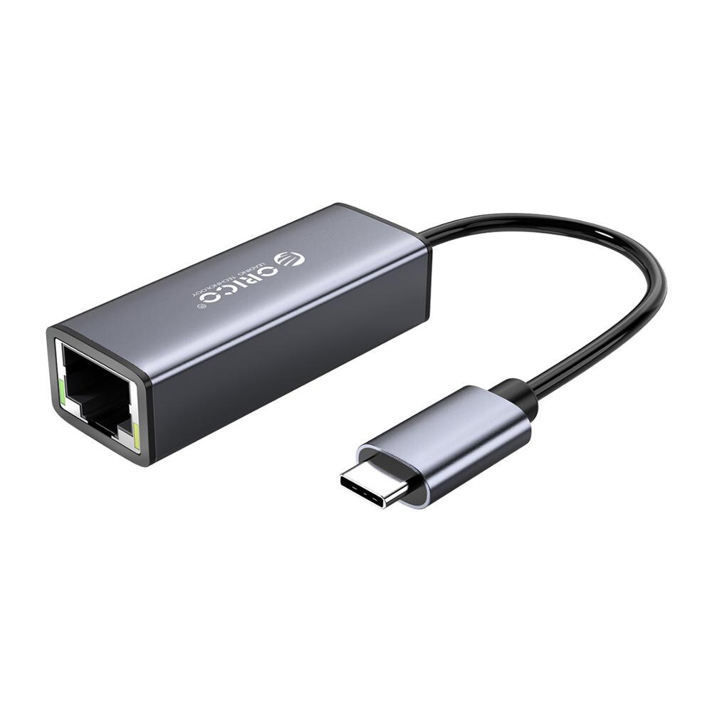 Thiết bị chuyển đổi ORICO XC-R45 Usb C Sang Rj45 Gigabit Ethernet 10 / 100 / 1000 Cho Macbook Pro Windows 8 10 Ipad