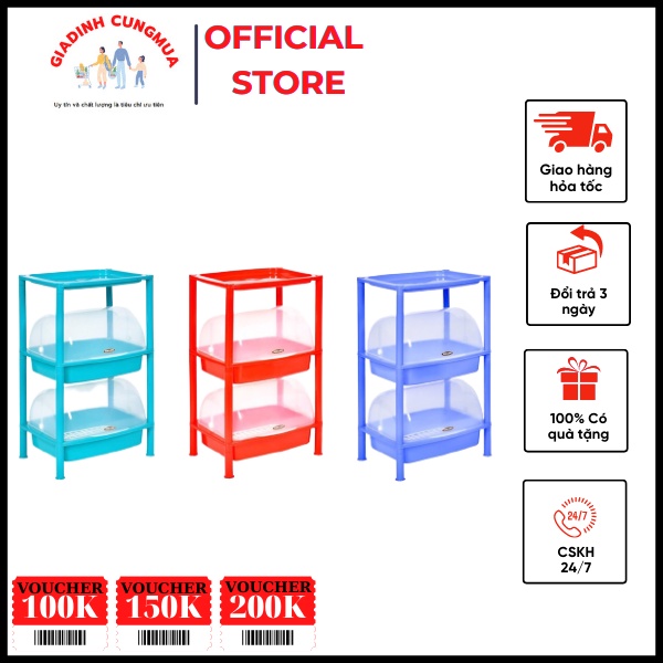 Kệ chén 2 tầng có nắp đậy an toàn vệ sinh - đồ dùng nhà bếp cao cấp | KỆ CHÉN 2T CÓ NẮP