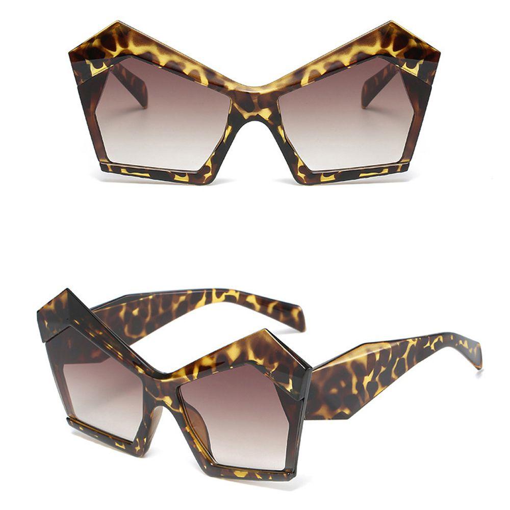 Kính Mát Tròng Đa Giác Nhiều Màu Sắc Chống Tia UV400 Thời Trang Cho Nữ