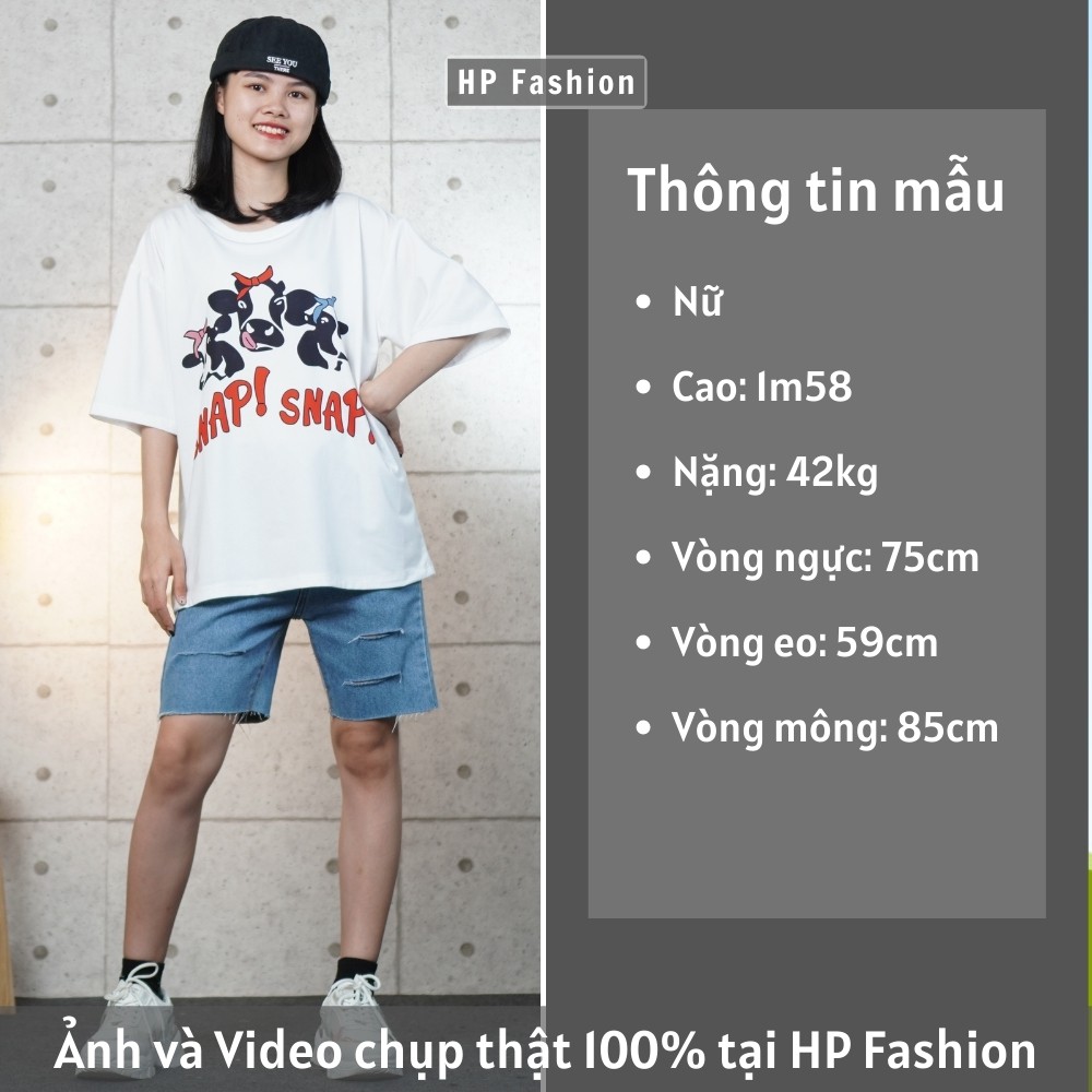 Áo thun tay lỡ họa tiết Bò Sữa nhiều mẫu siêu Hot, form unisex cho nam và nữ - AT04