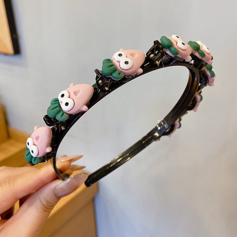 Băng đô đính hoa dễ thương phong cách Hàn Quốc cho nữ