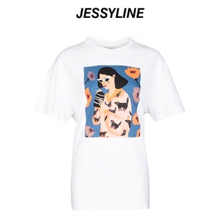 Áo thun trắng cô gái Jessyline