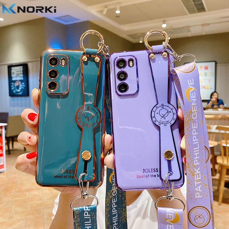 Ốp Điện Thoại Silicone Mềm Kèm Dây Móc Xỏ Ngón Cho Samsung Galaxy S22 S21 S20 Plus S22 S21 S20 Ultra S21FE S20FE
