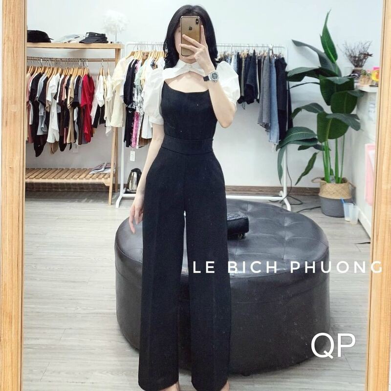 [Mã FAMAYWA giảm 10K đơn 50K] Áo kiểu pha màu hở cổ tinh tế xinhh | BigBuy360 - bigbuy360.vn