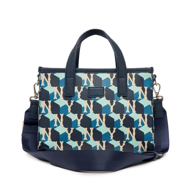 TÚI MLB CHÍNH HÃNG🔥SIMPLE SNEAKER🔥MLB Cube Monogram Small Tote Bag New York Yankees