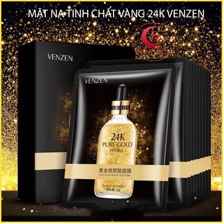 [FREE SHIP]Mặt Nạ 💕𝑭𝒓𝒆𝒆𝒔𝒉𝒊𝒑💕 Mask Dưỡng Da 24K Tinh Chất Vàng Pure Gold Venzen