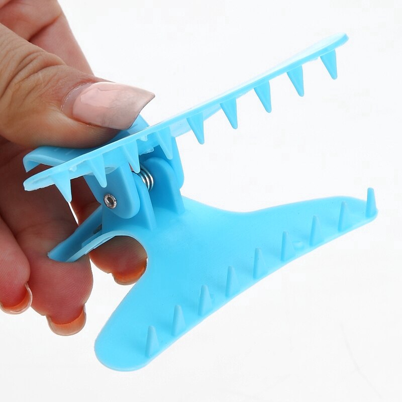 Set 4 kẹp gắp tóc tạo kiểu dạng bướm nhiều màu sắc tiện dụng cho salon