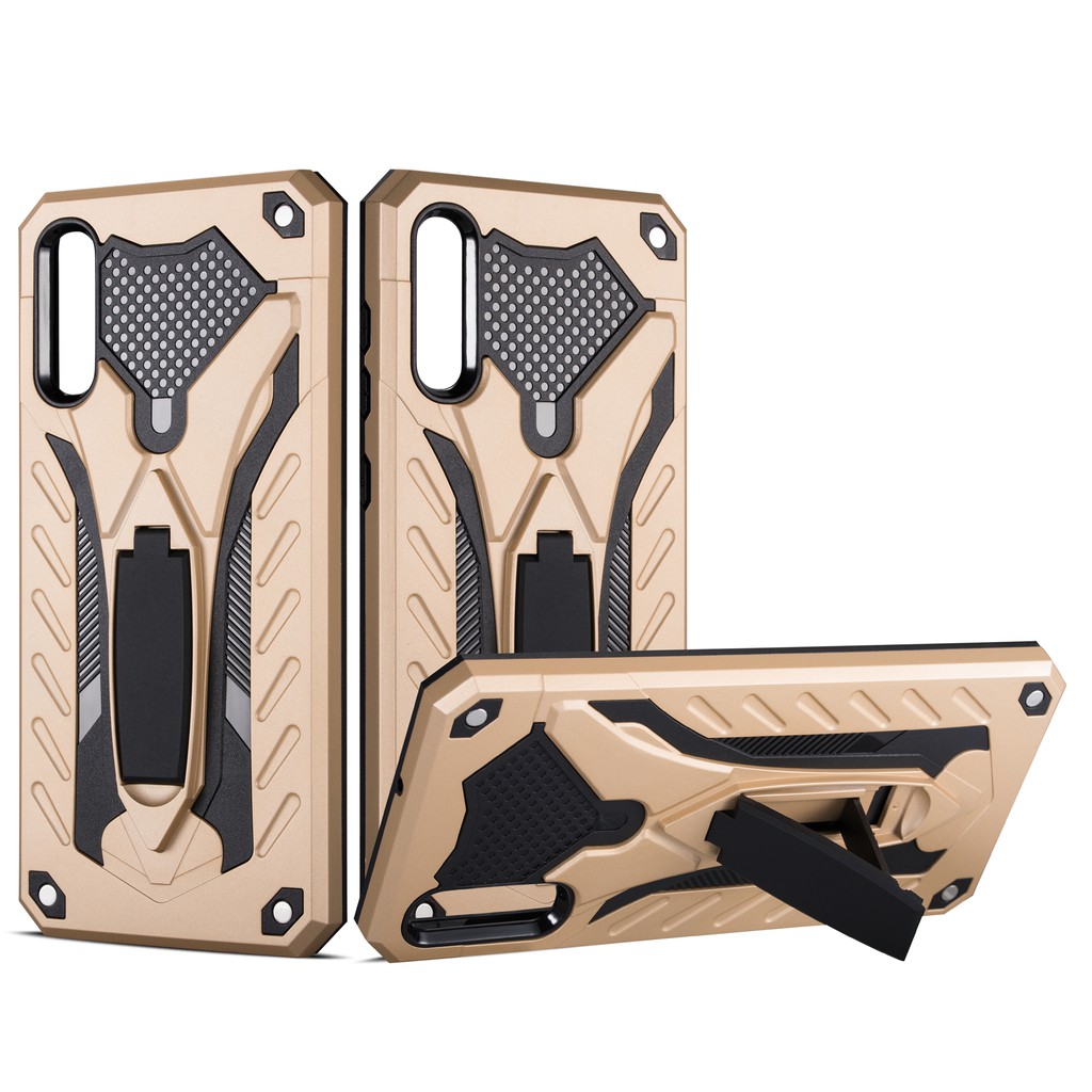 Ốp lưng chống sốc có giá đỡ thiết kế mạnh mẽ cá tính nhiều màu sắc cho Samsung A7 2018 A10 A50 A70 M10 | BigBuy360 - bigbuy360.vn