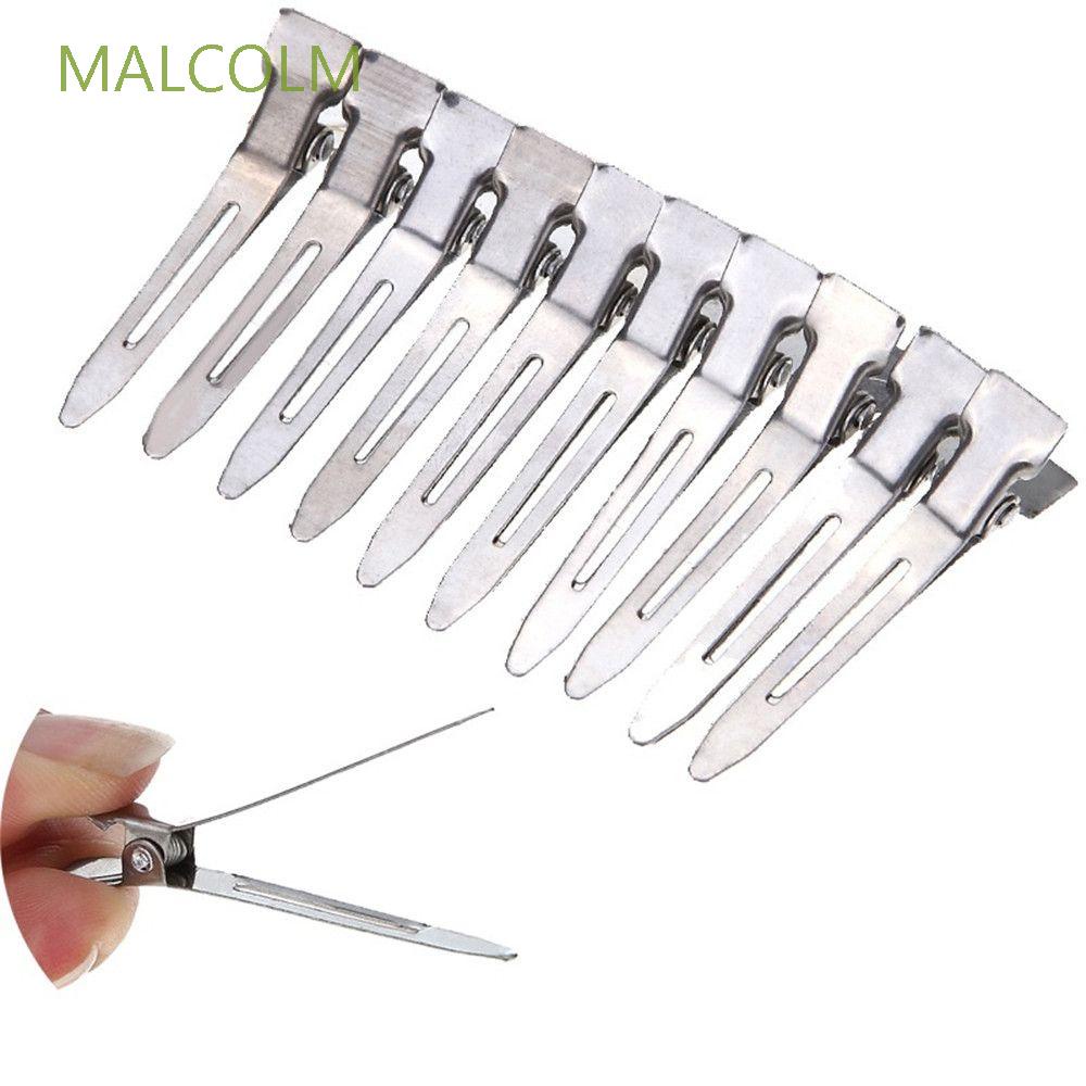 (Hàng Mới Về) Set 50 Kẹp Tóc Mỏ Vịt Nhiều Màu Sắc Siêu Mỏng Bằng Kim Loại Tiện Dụng
