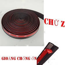 Gioăng cao su chữ Z chống ồn cho xe hơi-1 mét.