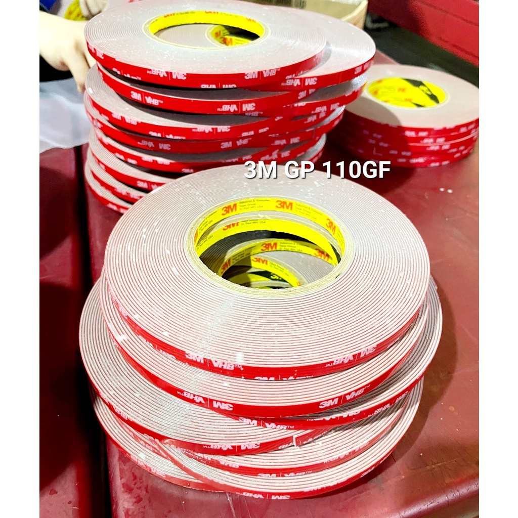 Băng Keo 2 mặt cường lực 3M VHB GPL-110GF (3M GPL 110GF) Dán vè mưa,Logo, Đồ chơi xe