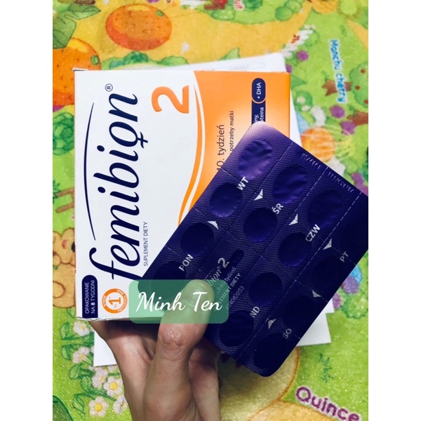 Vitamin bầu số 1 châu Âu Femibion 2 56 viên+56 viên