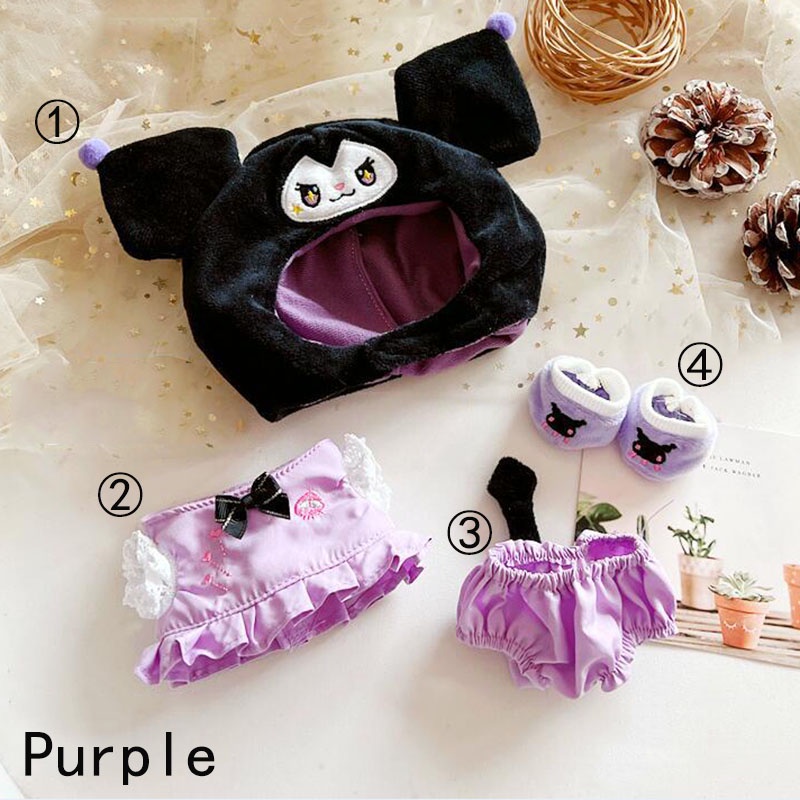 Búp Bê Kuromi LinaBell Nhồi Bông Thay Thế 20CM AKB48 Aespa Sana