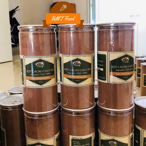 Cacao Nguyên Chất 100% Đăk Lăk Loại 1 - Bột Cacao Hộp 500g | BigBuy360 - bigbuy360.vn