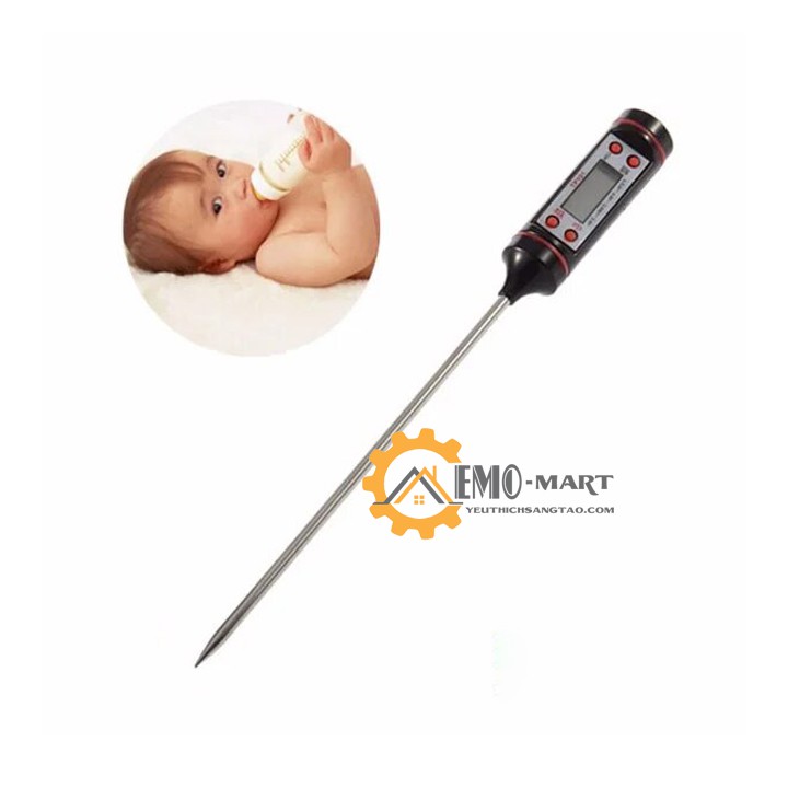 💥 Que đo nhiệt độ hiển thị màn hình điện tử V1 💥 Nhỏ gọn - Độ cính xác cao