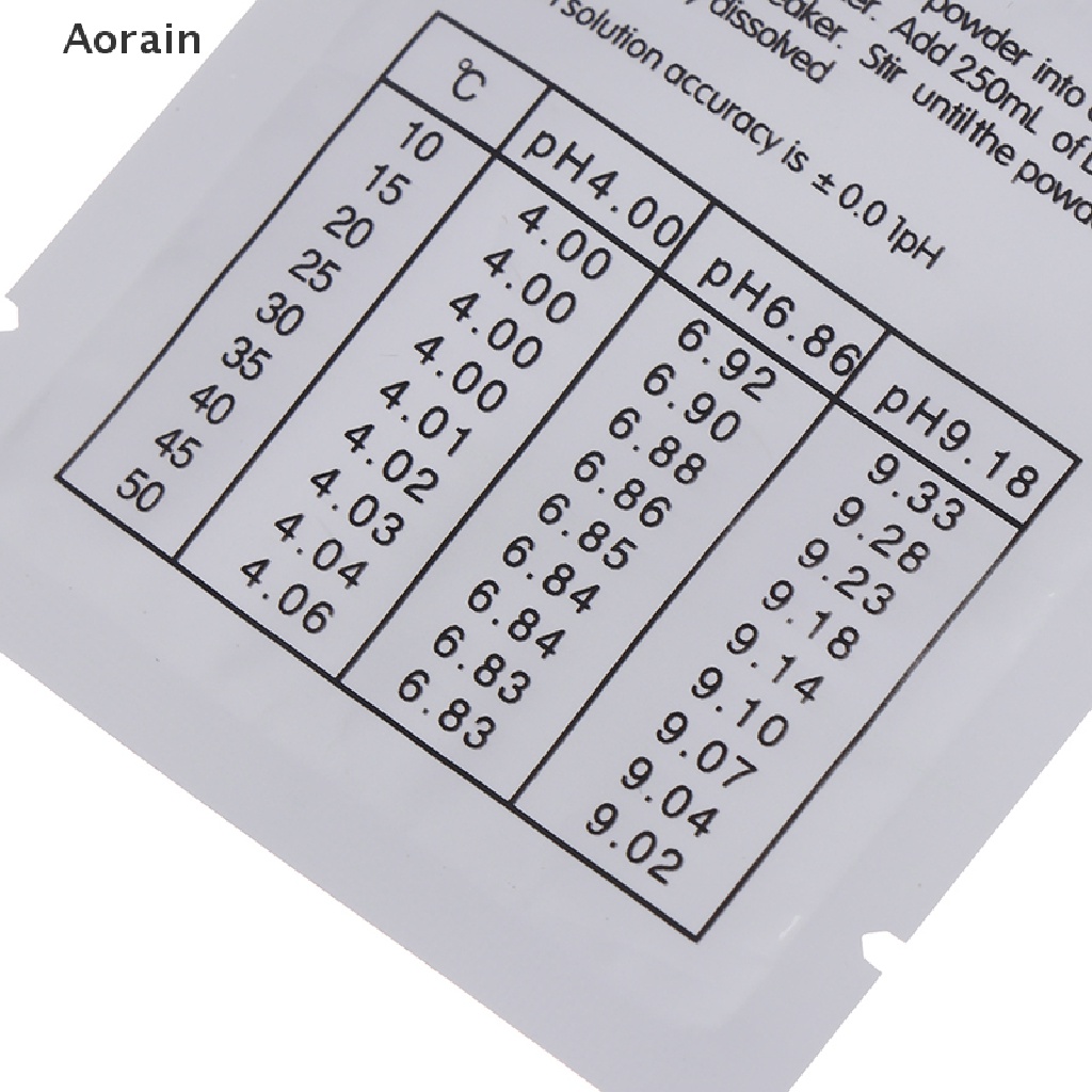 Bộ 3 gói bột đệm cân chỉnh đo pH 4.00 / 6.86 / 9.18