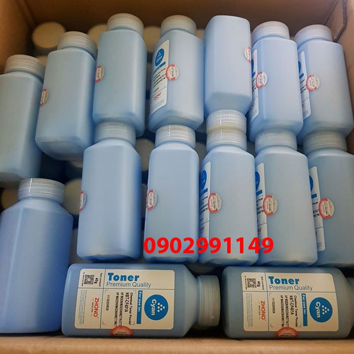 Mực nạp laser màu Zhono Hp M252, M277, M477fdn, M452dn, M377dw, M154a, M180, M254DW, M280, Canon LBP611Cn, 613Cdw, MF643