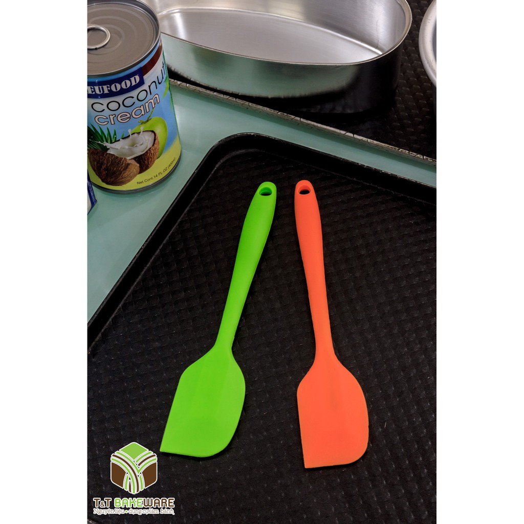 Spatula Phới vét đúc nhỏ silicone 21cm dùng làm bánh