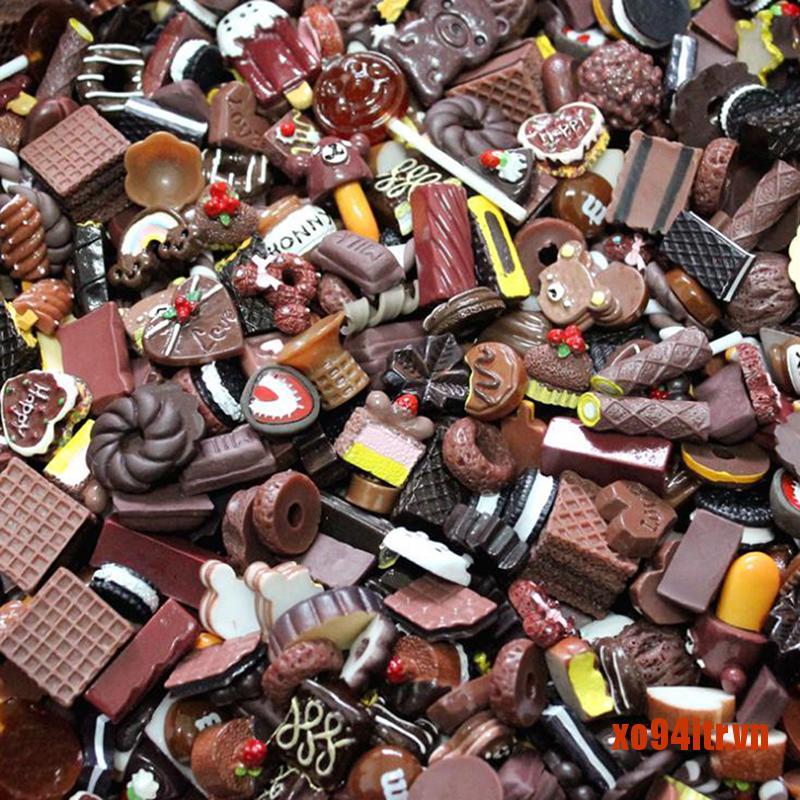 Set 10 Hộp Giấy Mini Đựng Bánh Kẹo Trang Trí Nhà Búp Bê