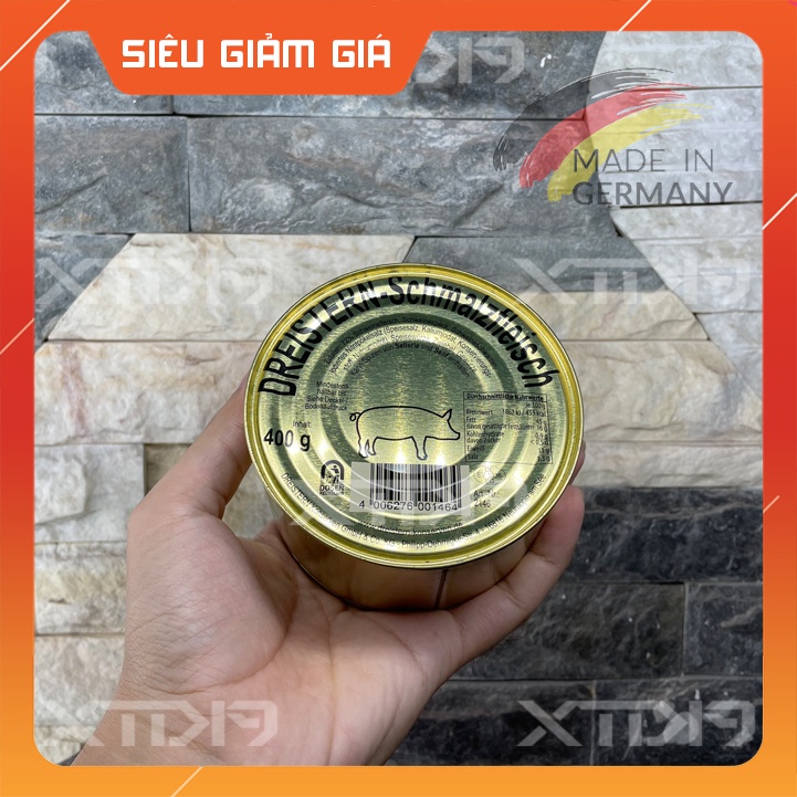 Thịt Heo Đóng Hộp DREISTERN Schmalzfleisch 400g của Đức
