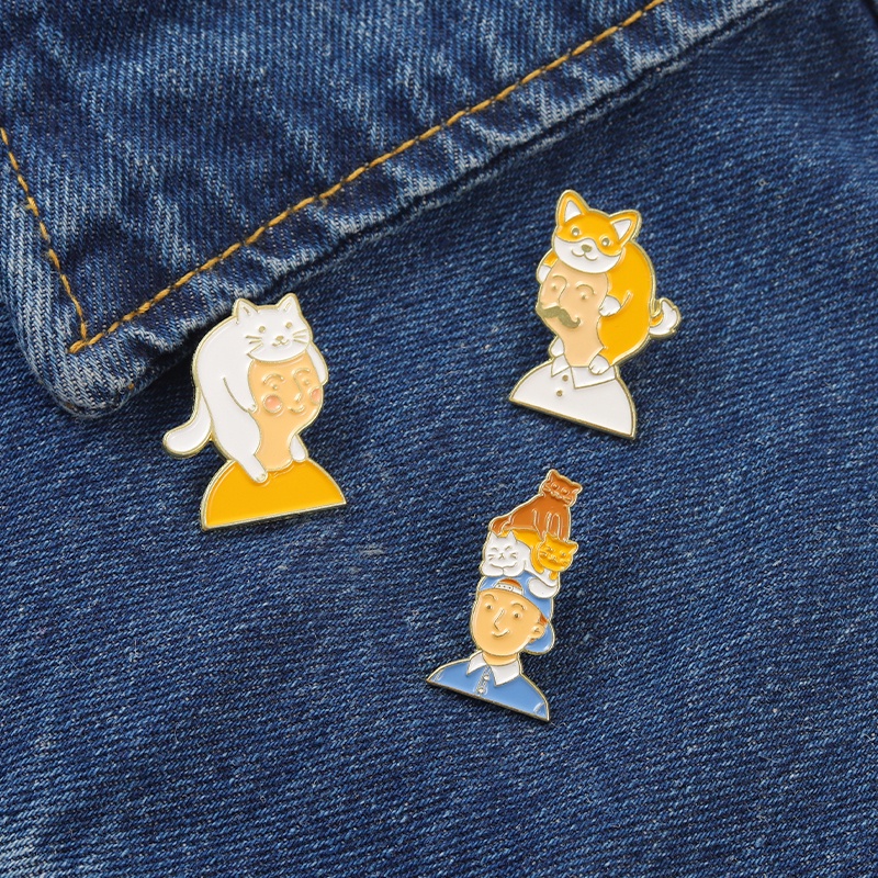 Ghim Cài Áo Hình Động Vật Đáng Yêu