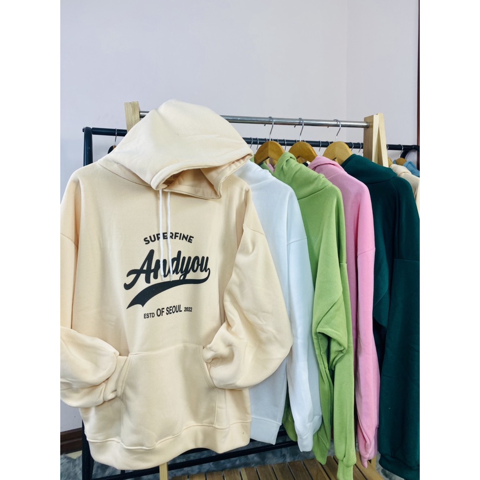 Áo nỉ HOODIE  UNISEX Nam Nữ Chất Vải nỉ cotton cao cấp Dày Dặn Ấm Áp (Mã 09 : AND YOU)
