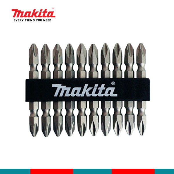 Bộ mũi vặn vít 2 đầu 10 cái Makita (mã sản phẩm: D-31740) | Phụ kiện Makita chính hãng