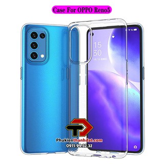 Ốp lưng silicone dẻo trong suốt OPPO Reno5